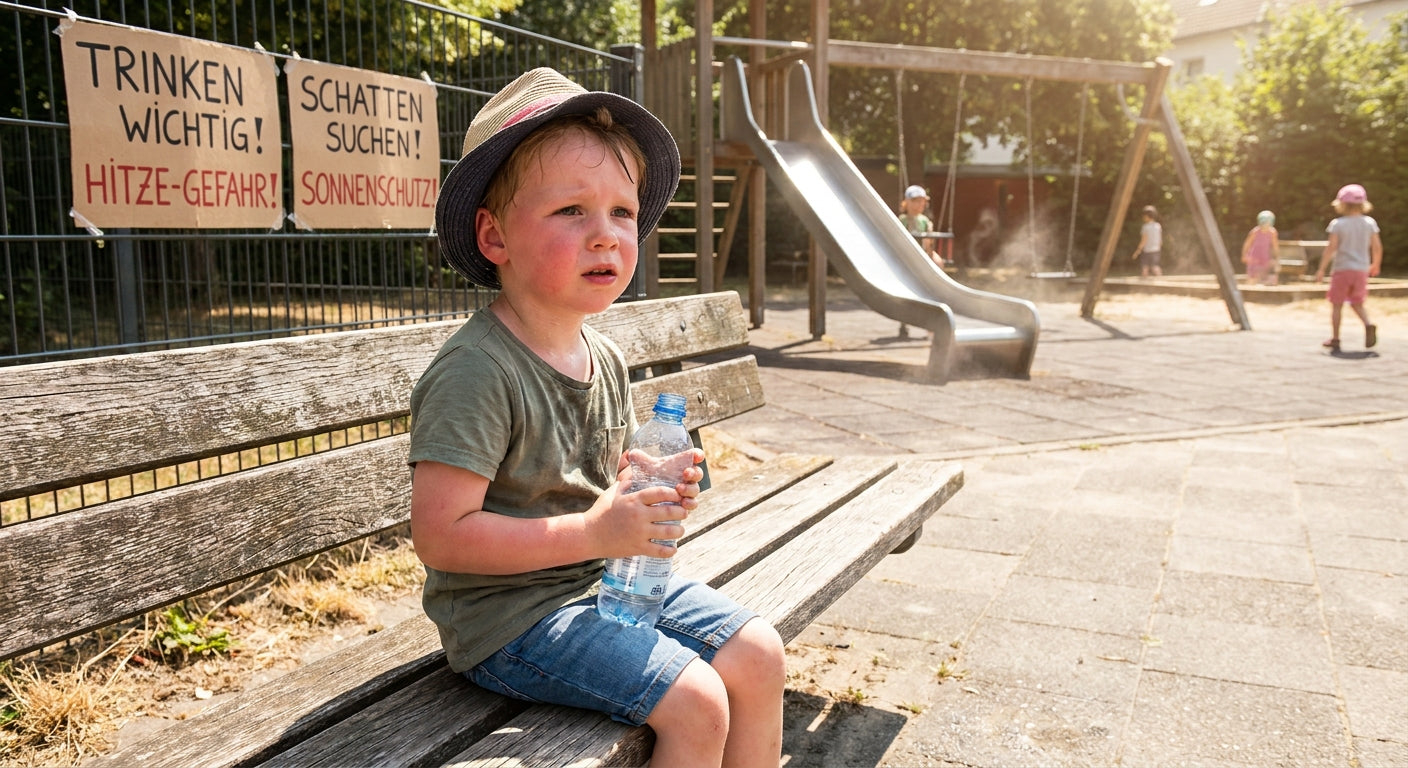 Warum Hitze für Kinder so schnell tödlich sein kann