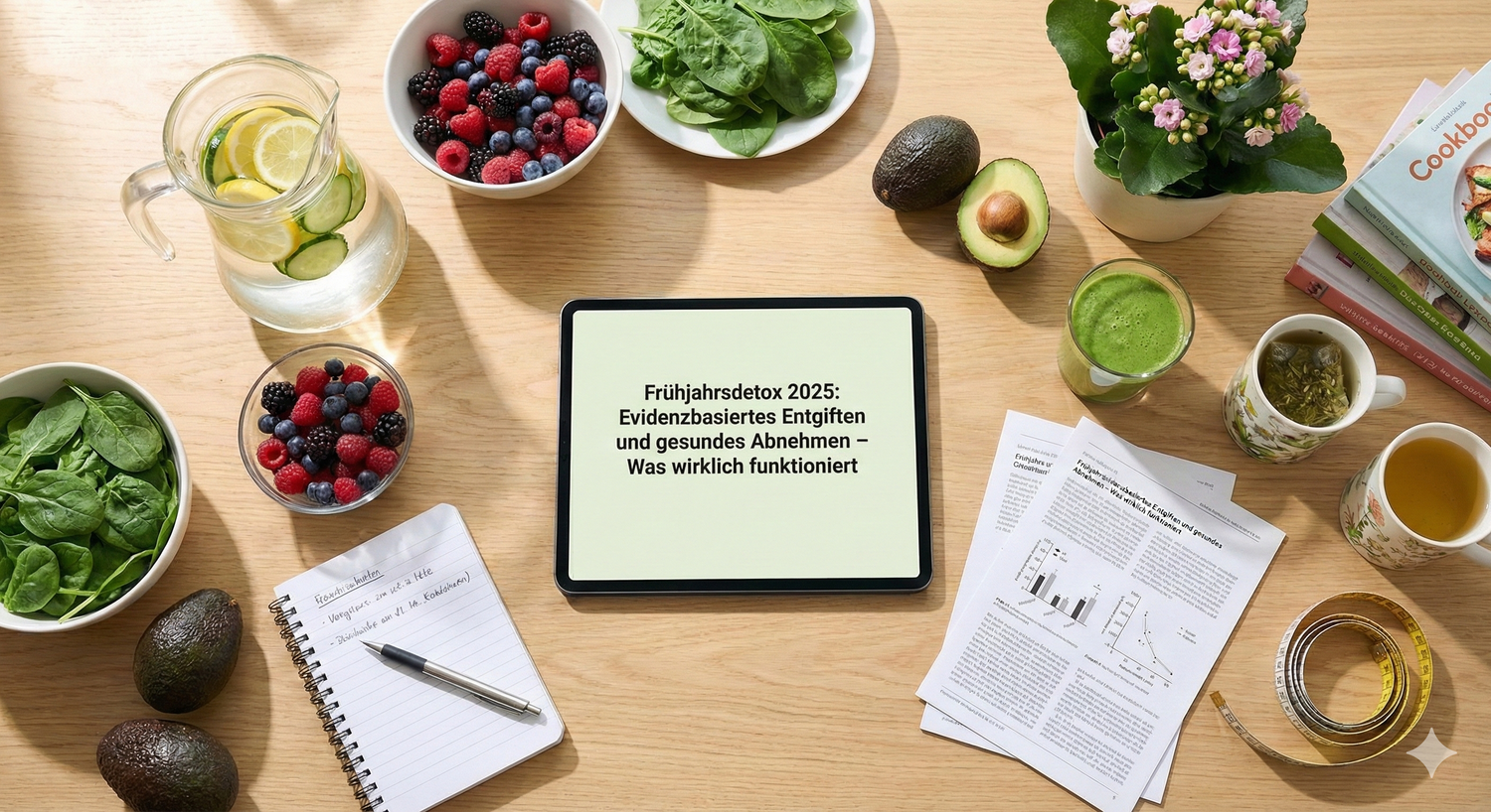 Frühjahrsdetox 2025: Evidenzbasiertes Entgiften und gesundes Abnehmen – Was wirklich funktioniert