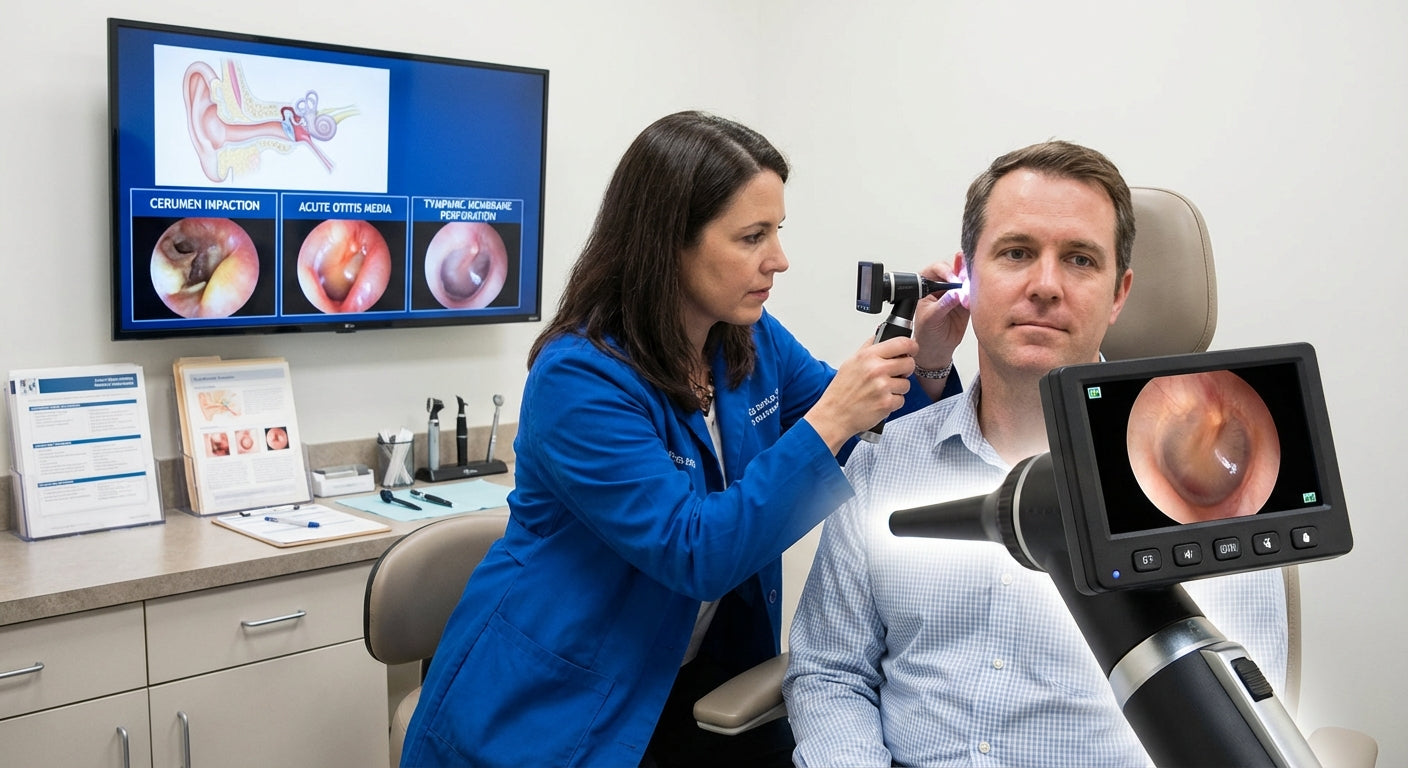 Otoskopie richtig gemacht: Technik, häufige Befunde und die Wahl des richtigen Otoskops