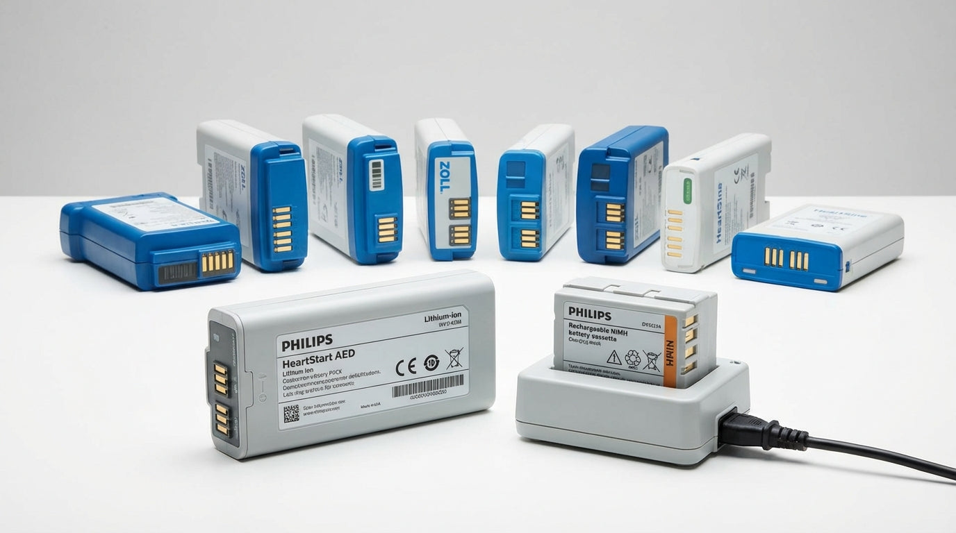 Batterien & Akkus für Defibrillatoren