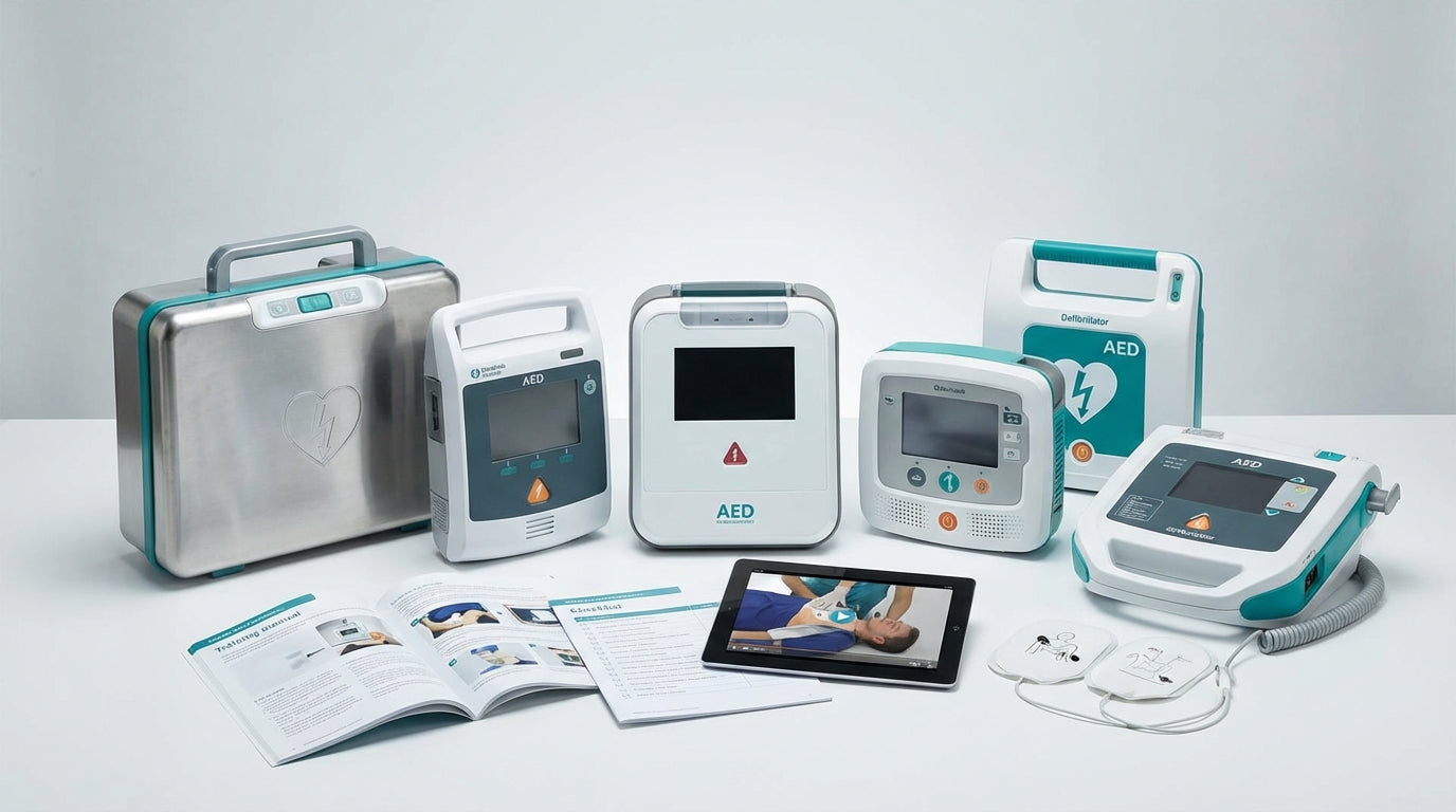 Geräteeinweisungen für Defibrillatoren