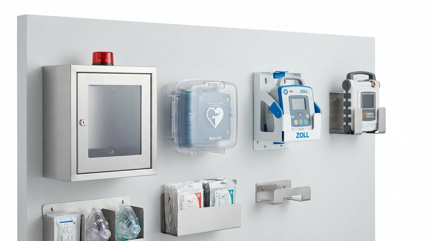 Wandhalterungen für Defibrillatoren