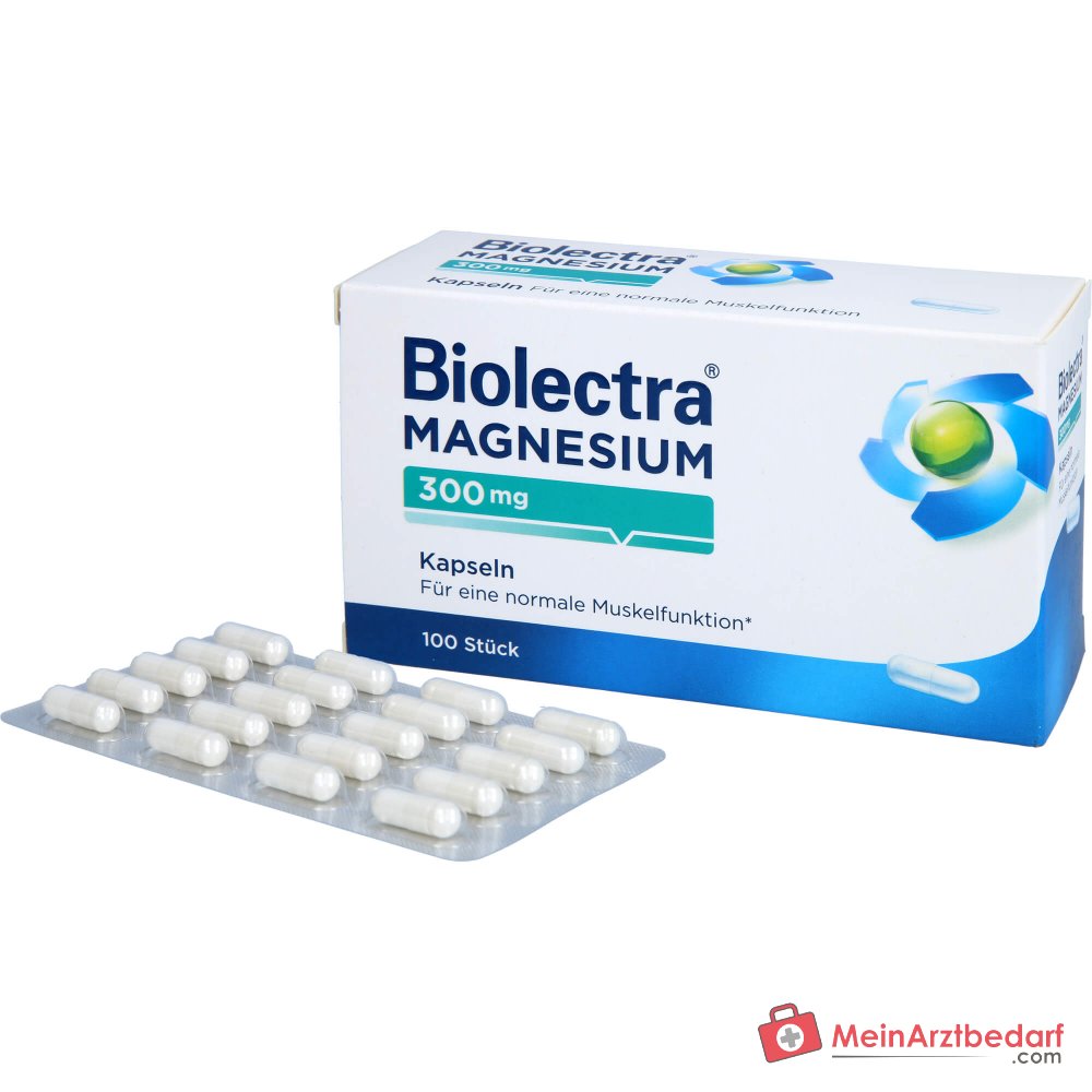Biolectra Magnesium Magnesiumoxid Kapseln, 100 St..