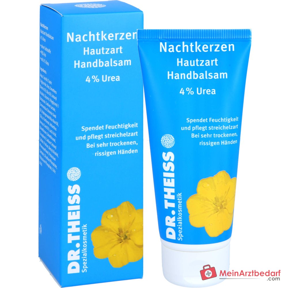 Dr. Theiss Nachtkerzen Hautzart Handbalsam Nachtkerzenöl / Urea / Panthenol Balsam, 100 ml.