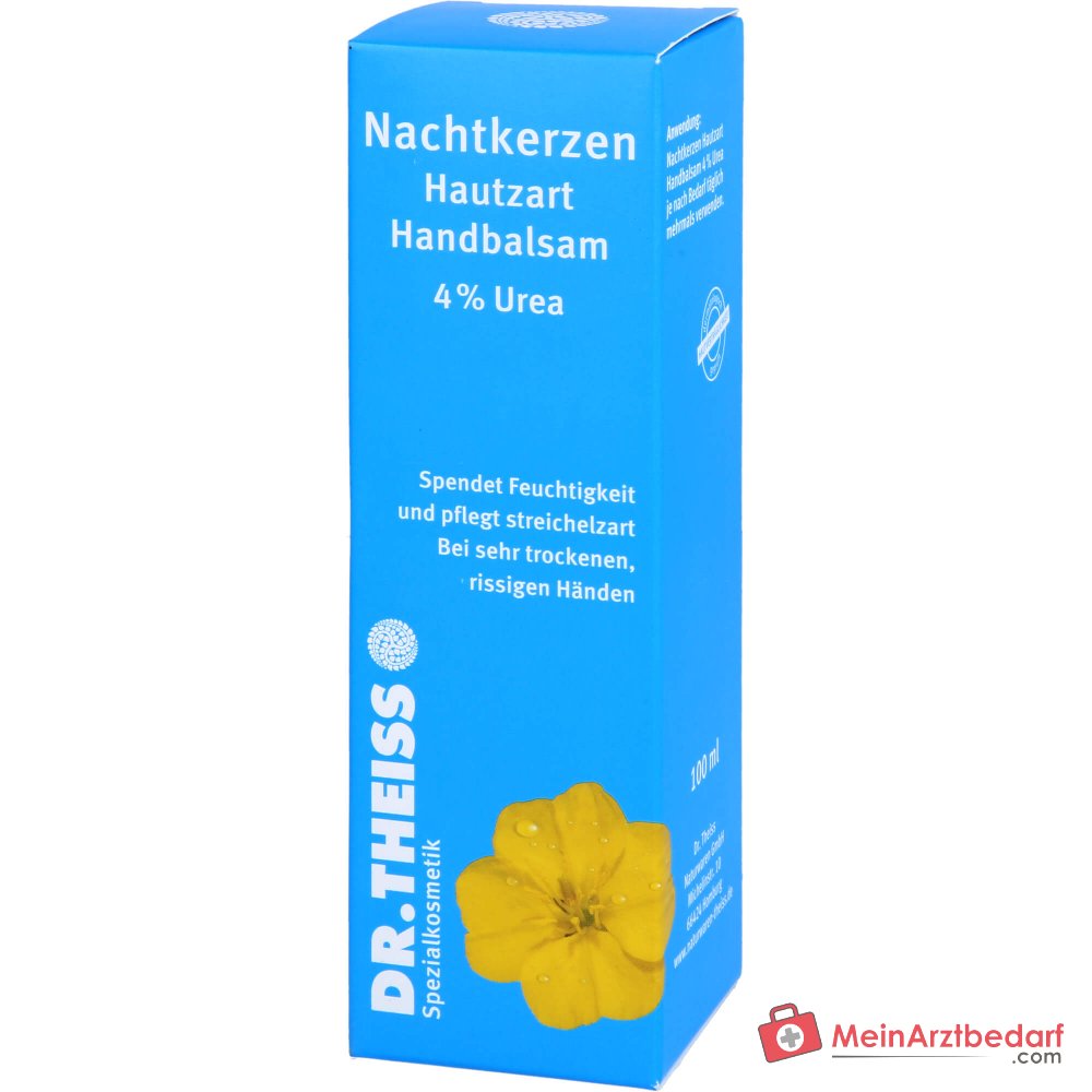 Dr. Theiss Nachtkerzen Hautzart Handbalsam Nachtkerzenöl / Urea / Panthenol Balsam, 100 ml.