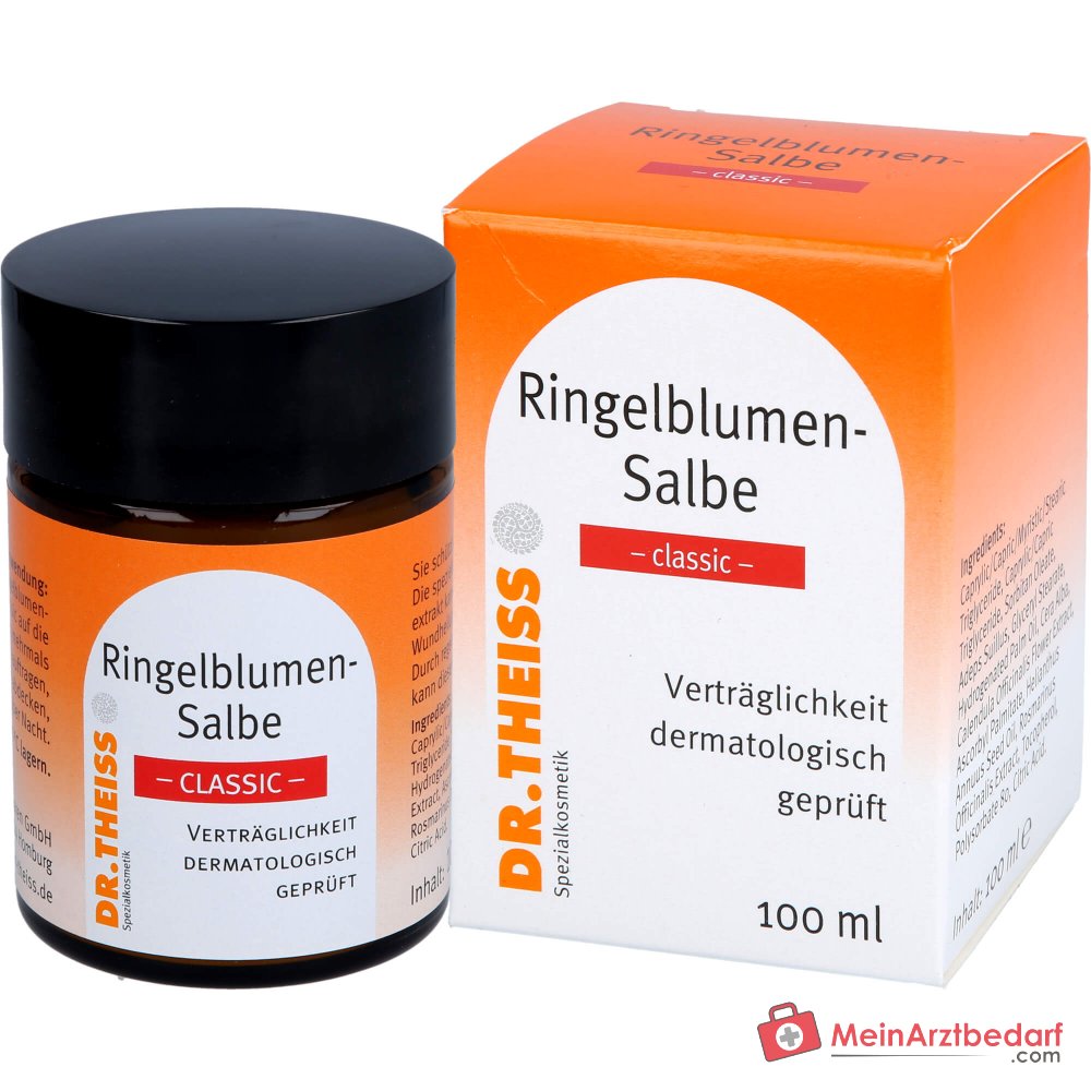 Dr. Theiss Ringelblumen-Salbe Classic Calendula Officinalis Salbe, 100 ml.