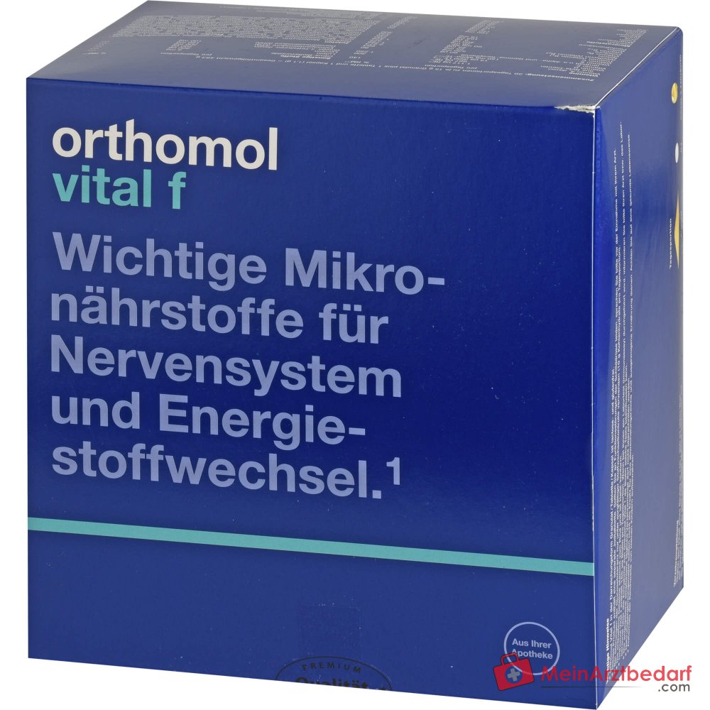 Orthomol Vital f Granulat mit Kapsel und Tablette, 30 Portionen.