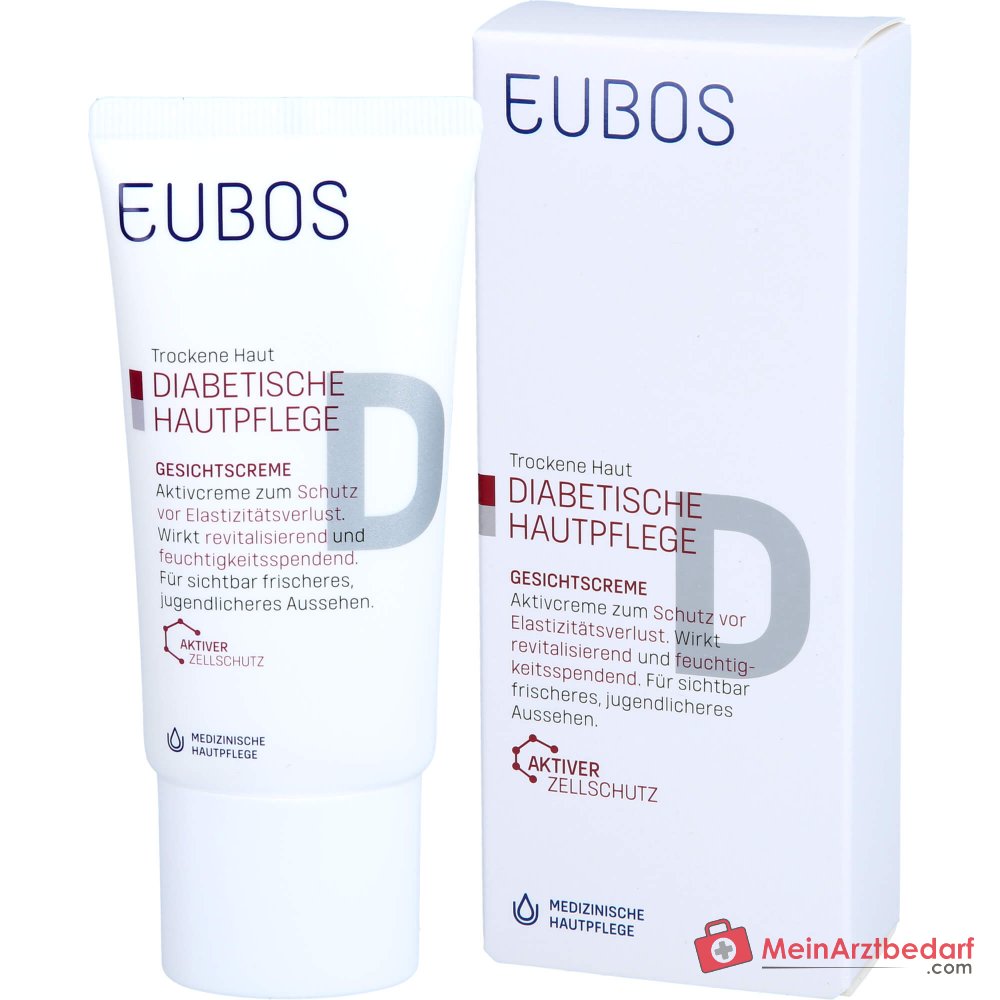 Eubos Diabetische Haut Pflege Gesichtscreme, 50 ml