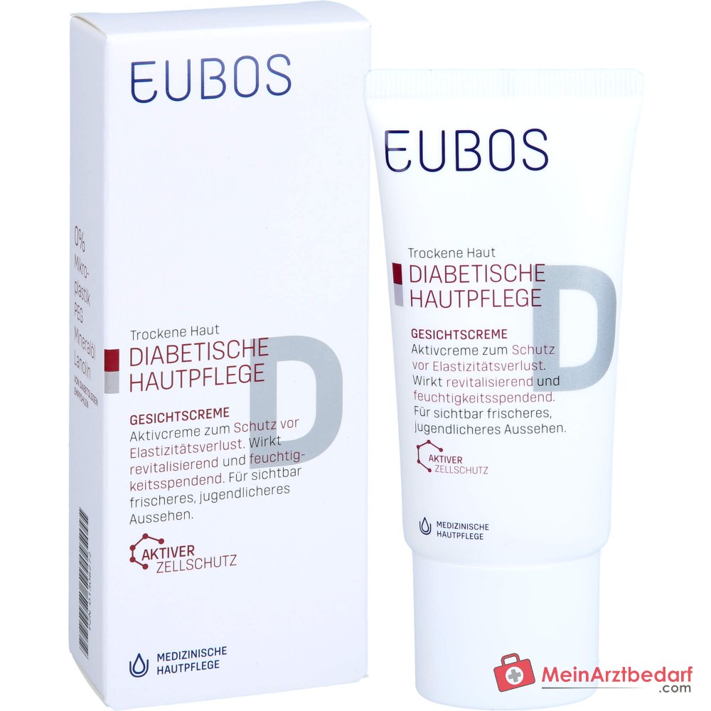 Eubos Diabetische Haut Pflege Gesichtscreme, 50 ml
