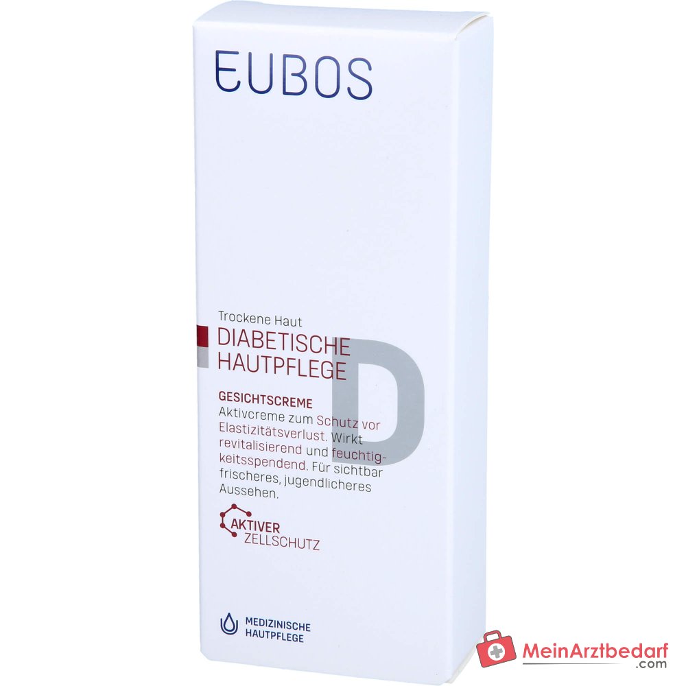 Eubos Diabetische Haut Pflege Gesichtscreme, 50 ml