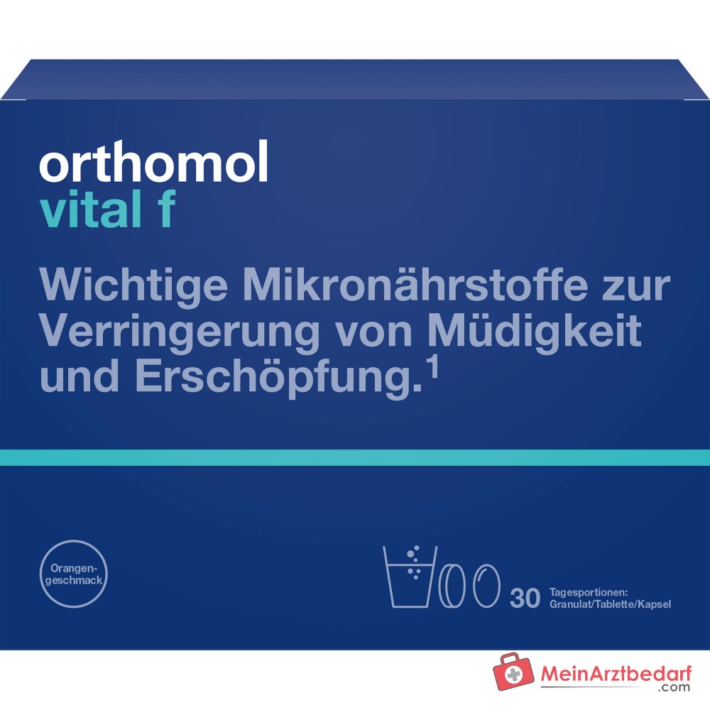 Orthomol Vital f Granulat/Tablette/Kapsel, 30 Tagesportionen.