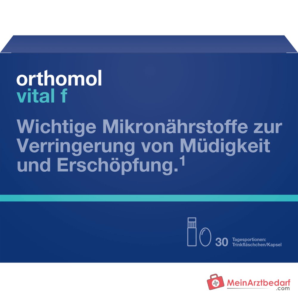 Orthomol Vital f Trinkfläschchen mit Kapseln, 30 St..