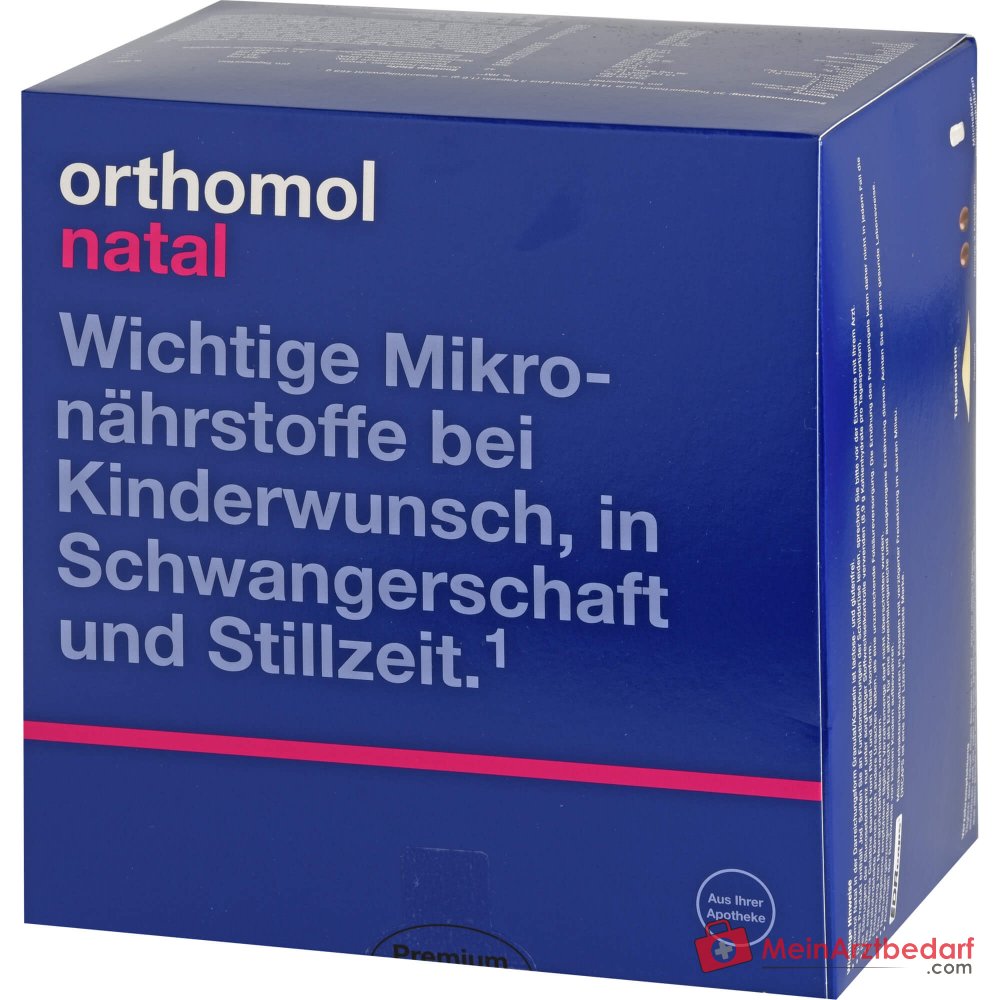 Orthomol Natal Granulat und Kapseln Kombipackung, 30 Tagesportionen.