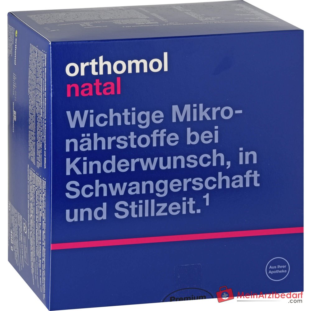 Orthomol Natal Granulat und Kapseln Kombipackung, 30 Tagesportionen.