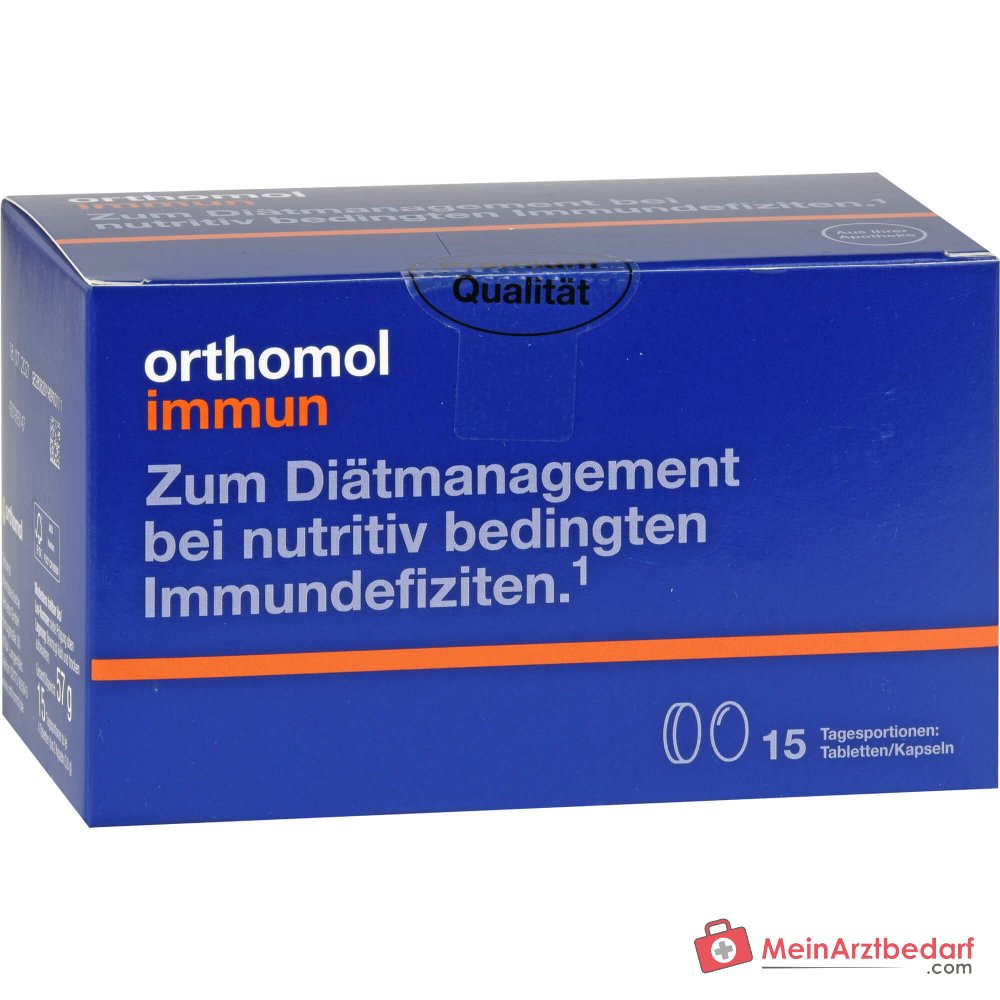 Orthomol Immun Tabletten und Kapseln, 15 Tagesportionen.
