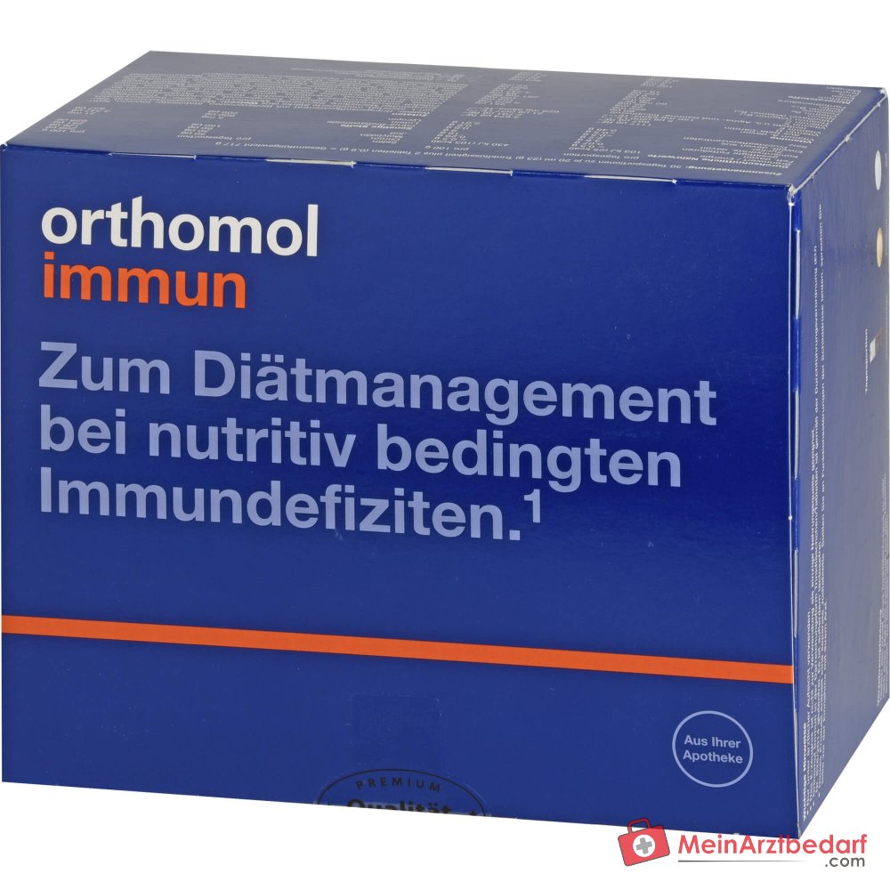 Orthomol Immun Trinkfläschchen mit Tabletten, 30 Stück.