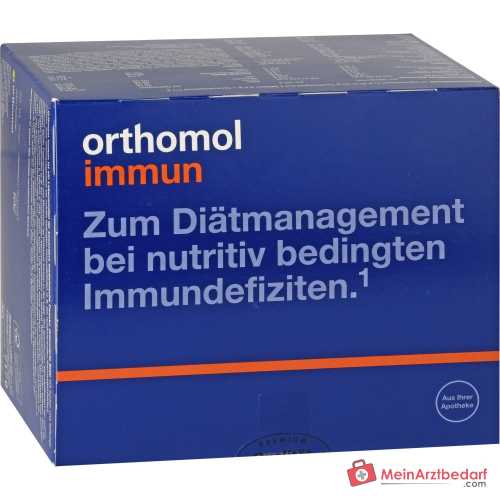 Orthomol Immun Trinkfläschchen mit Tabletten, 30 Stück.