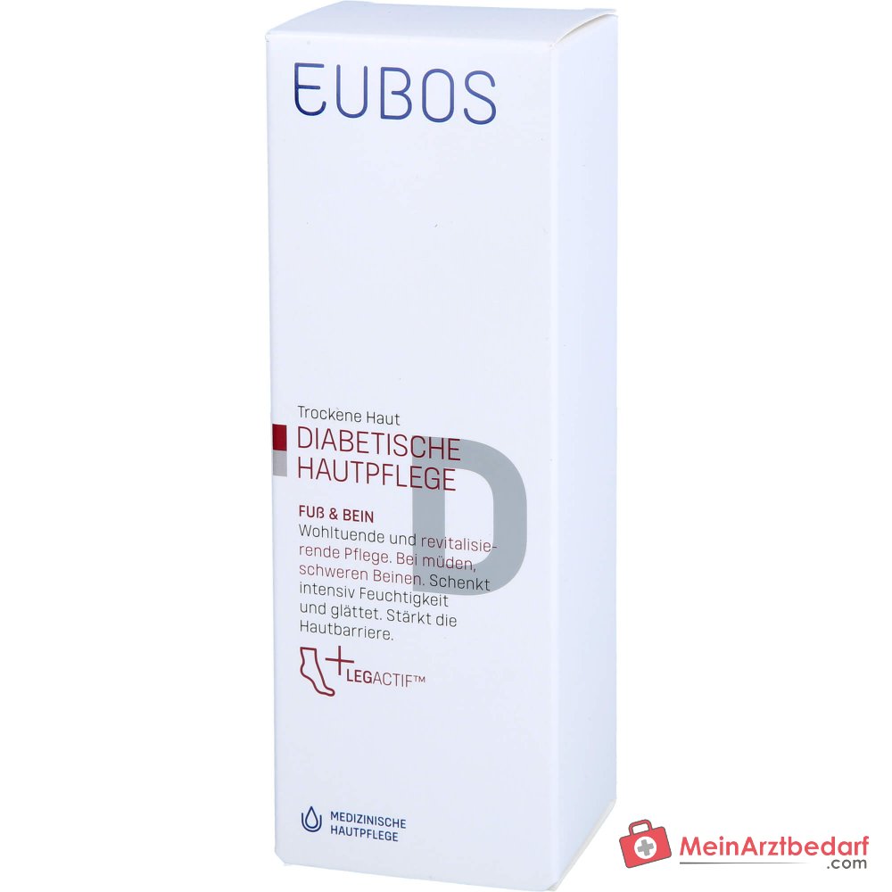 Eubos Diabetische Haut Pflege Fuß & Bein Creme, 100 ml