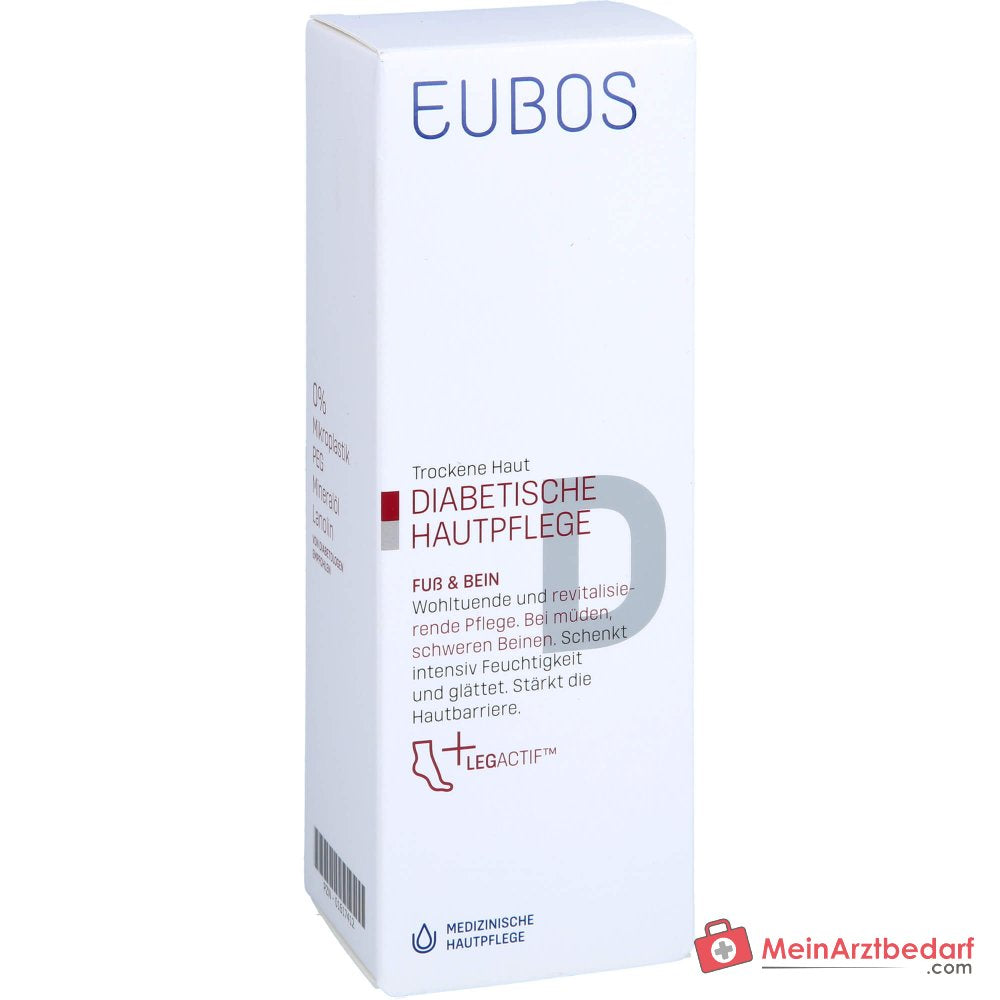 Eubos Diabetische Haut Pflege Fuß & Bein Creme, 100 ml