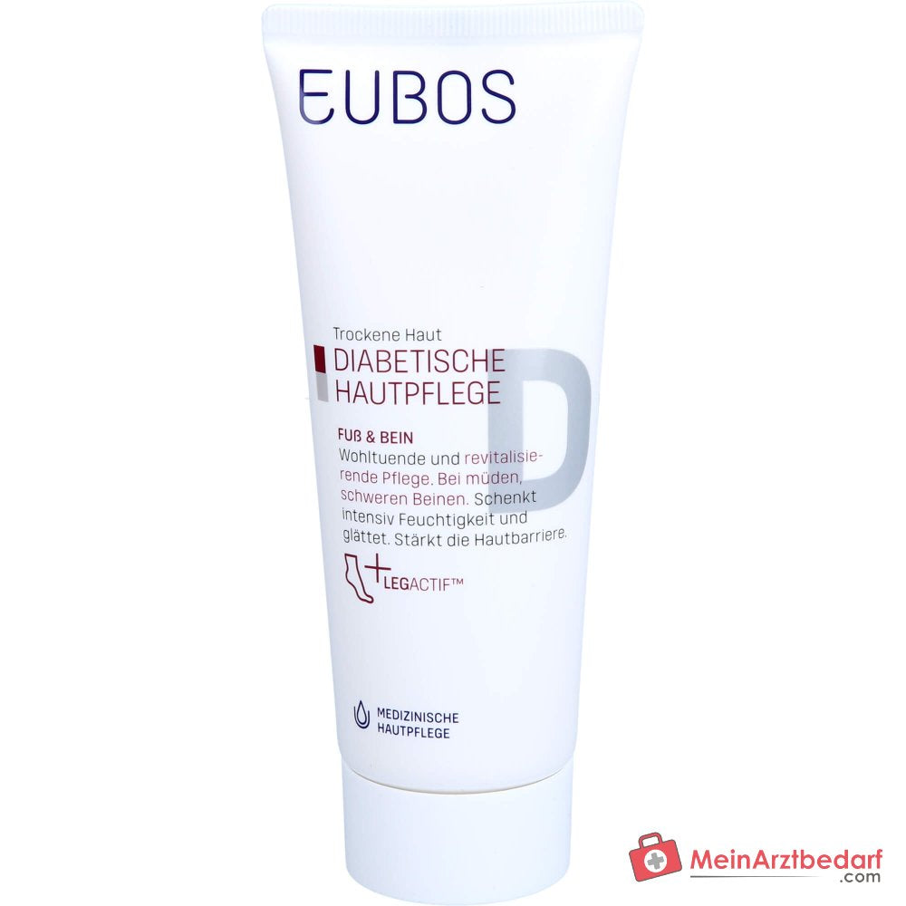 Eubos Diabetische Haut Pflege Fuß & Bein Creme, 100 ml