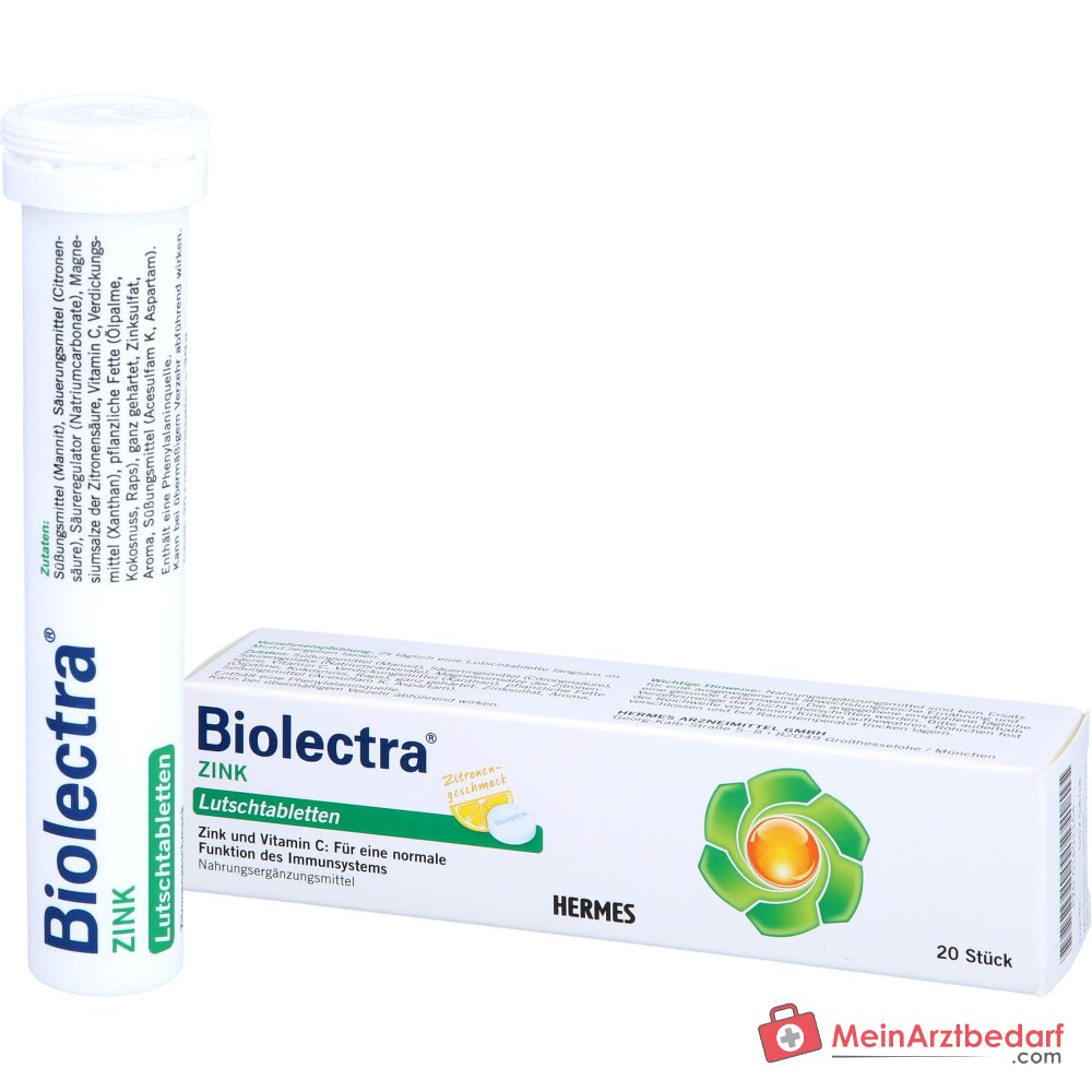 HERMES IXXILON Zink / Vitamin C Lutschtabletten, 39 g.