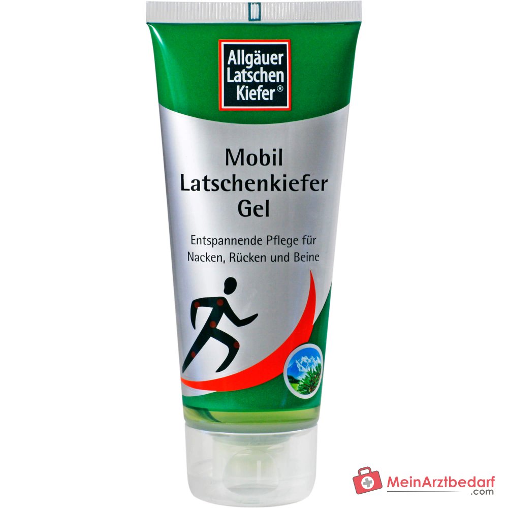 Allgäuer Latschenkiefer Mobil Latschenkiefernöl / Arnikaextrakt / Vitamin E / Campher / Menthol Gel, 100 ml.
