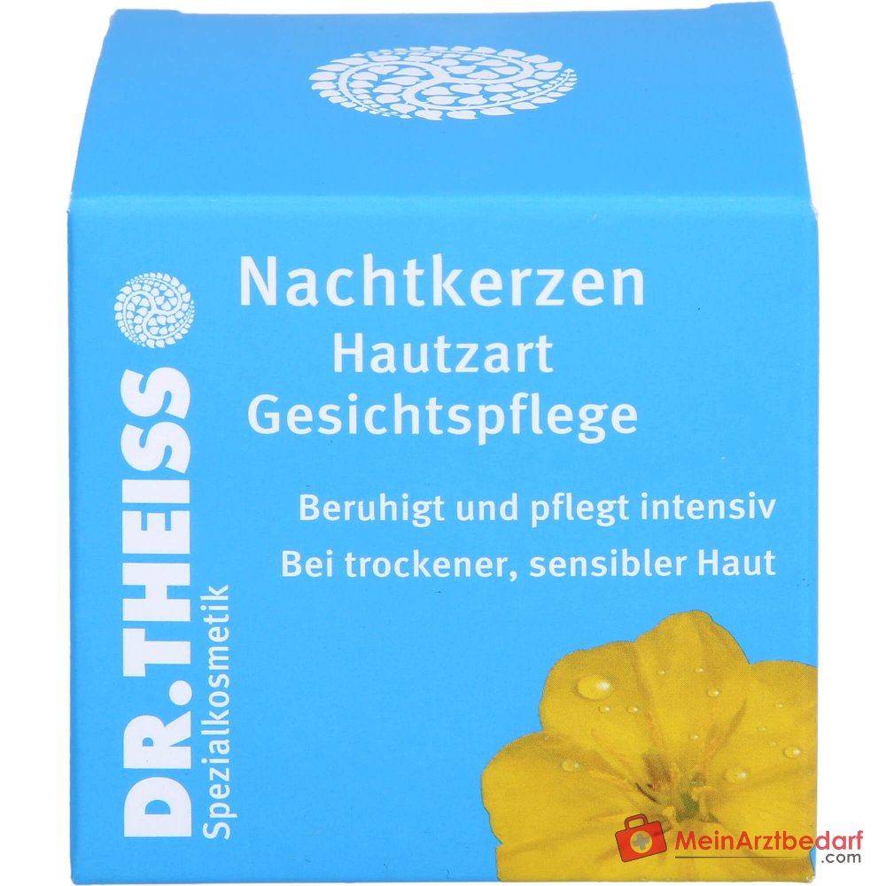 Dr. Theiss Nachtkerzen Hautzart Nachtkerzenöl / Weizenkeimöl / Avocadoöl / Mandelöl / Kamelienöl Gesichtspflege Creme, 50 ml.