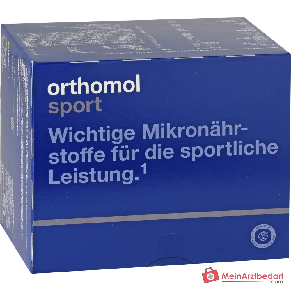 Orthomol Sport Trinkfläschchen mit Tablette und Kapsel, 30 St..
