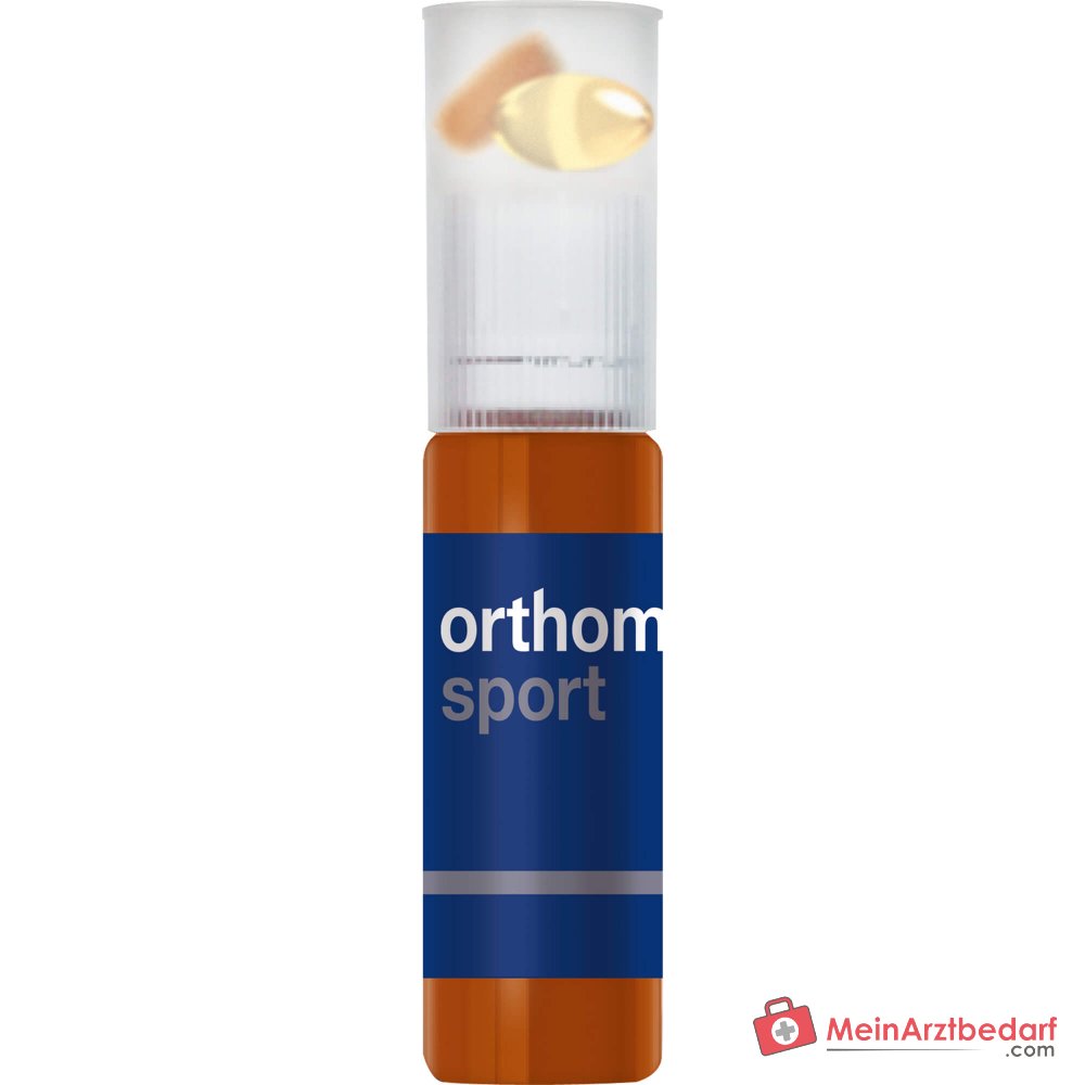 Orthomol Sport Trinkfläschchen mit Tablette und Kapsel, 30 St..