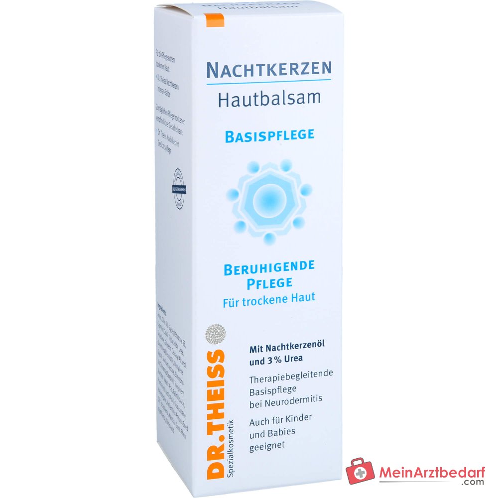 Dr. Theiss Nachtkerzen Hautbalsam Nachtkerzenöl / Urea / Squalan / Jojobaöl / Guaiazulen Creme, 200 ml.