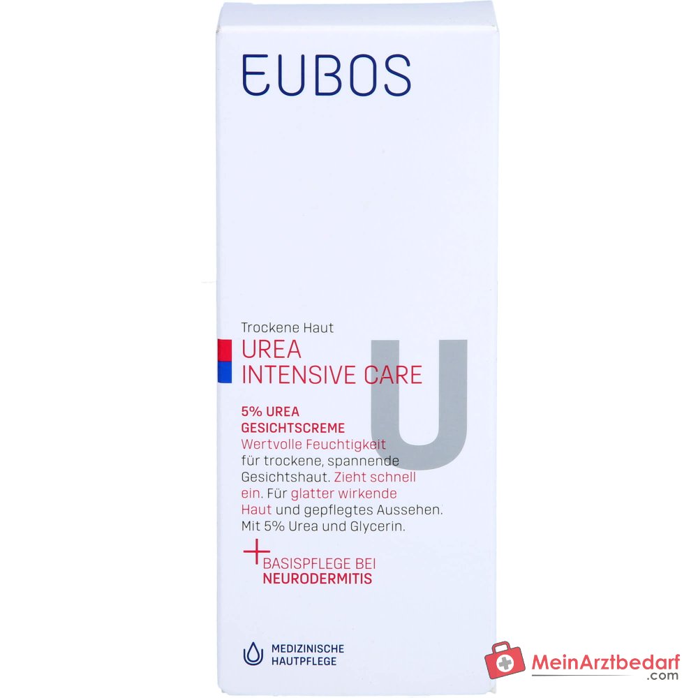 Eubos Piel Seca 5% Urea Crema Facial, 50 ml