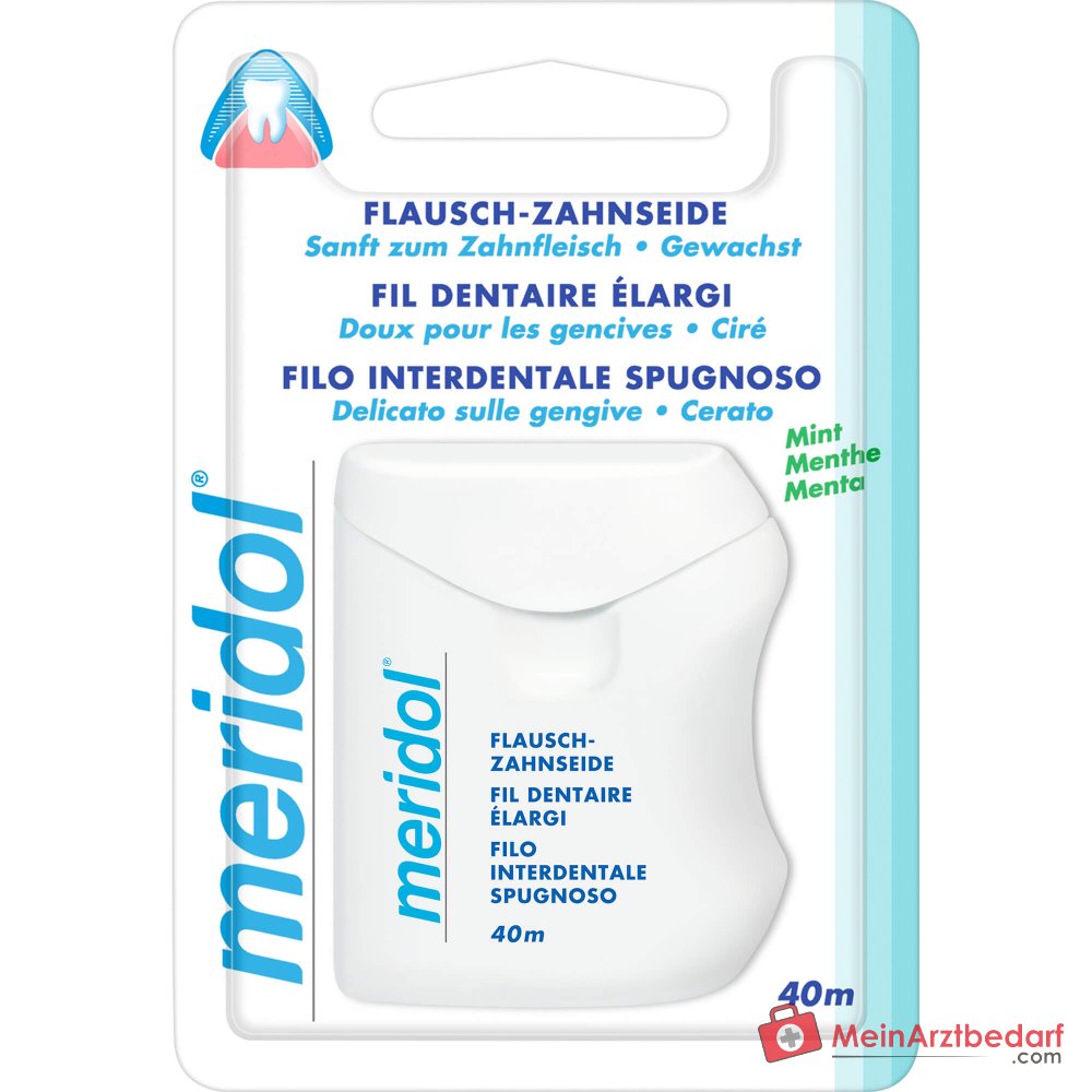 meridol Flausch-Zahnseide gewachst, 40 m