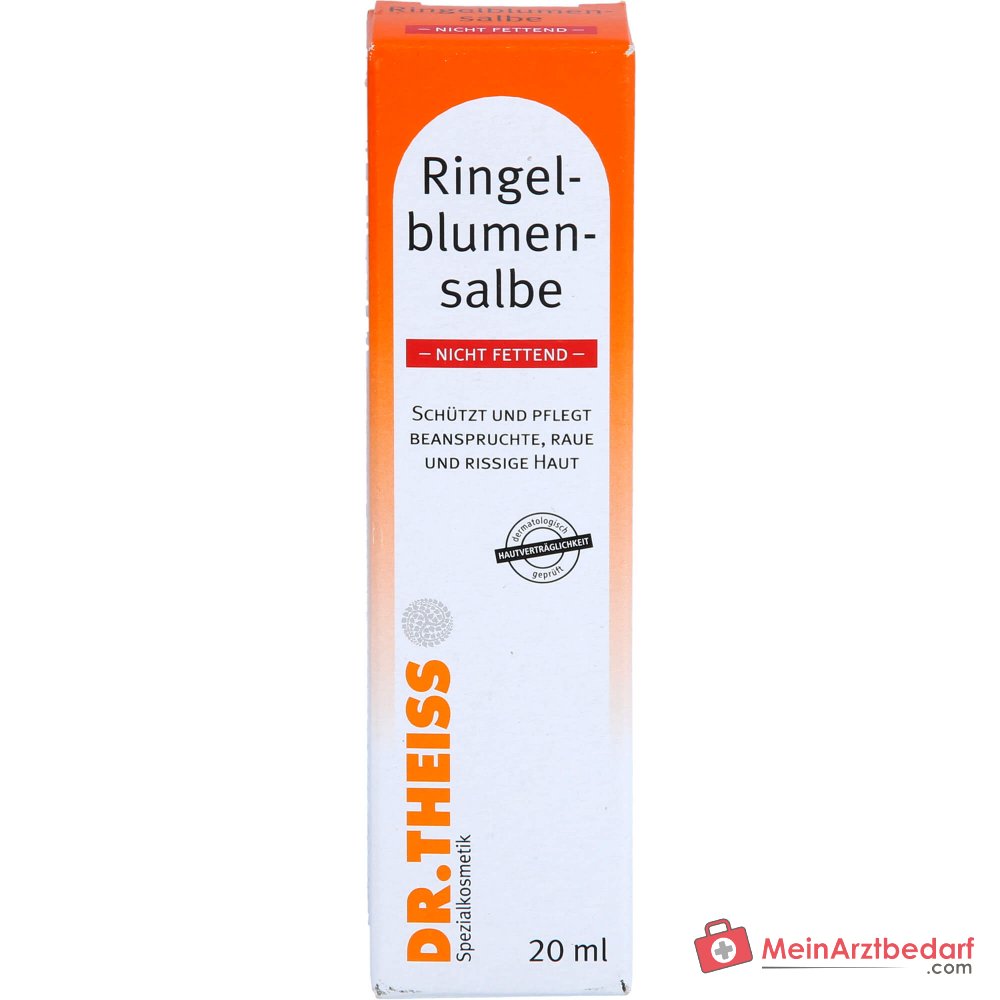 Dr. Theiss Ringelblumen-Salbe nicht fettend Calendula Officinalis Extract Salbe, 20 ml.