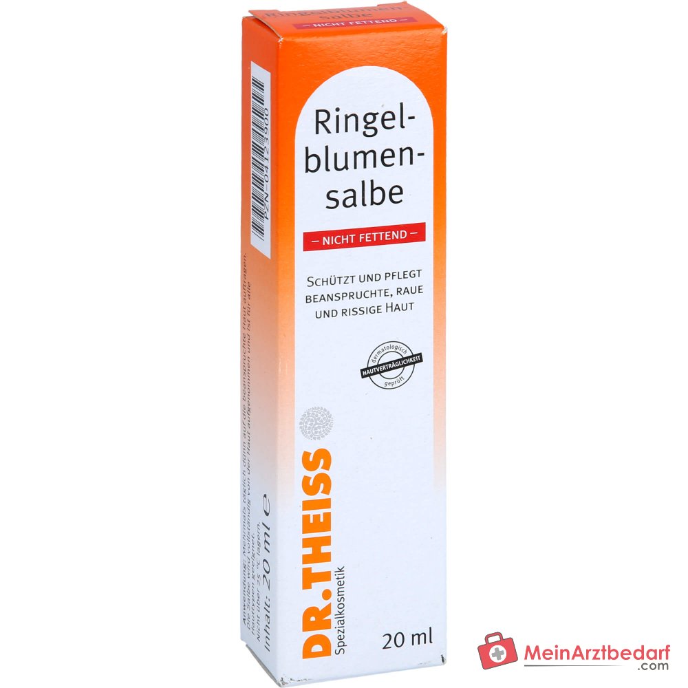 Dr. Theiss Ringelblumen-Salbe nicht fettend Calendula Officinalis Extract Salbe, 20 ml.