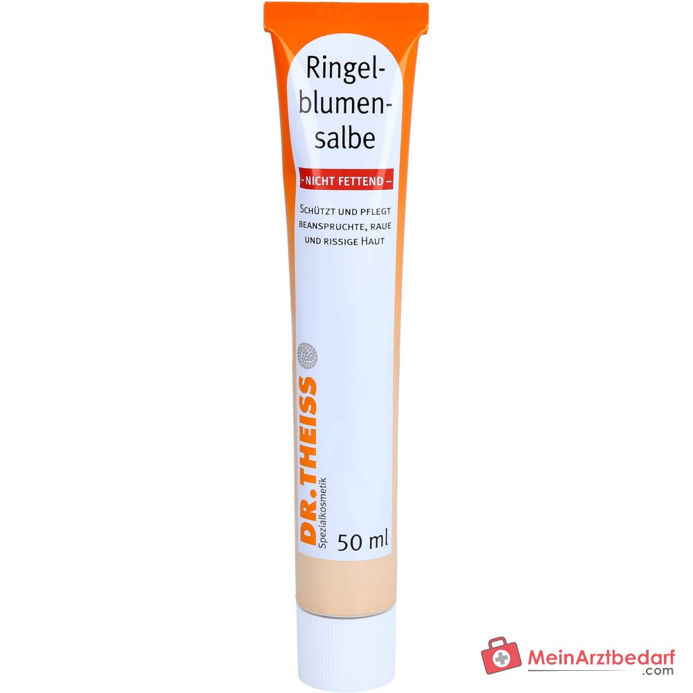 Dr. Theiss Ringelblumen-Salbe nicht fettend Calendula Officinalis Extrakt Salbe, 50 ml.