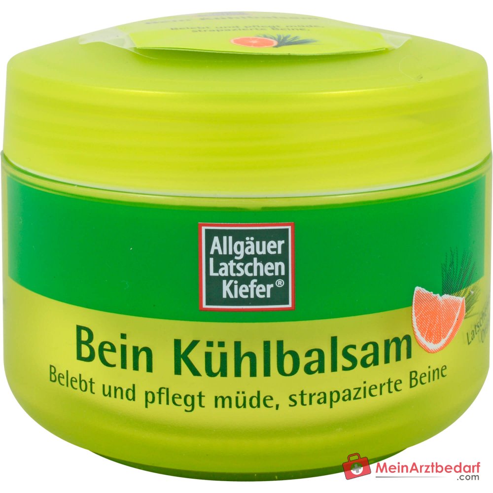 Allgäuer Latschenkiefer Bein Kühlbalsam mit Latschenkiefernöl Balsam, 200 ml.