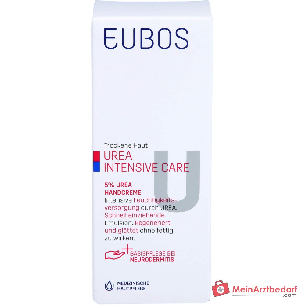 Eubos Piel Seca Urea 5% Crema de Manos, 75 ml