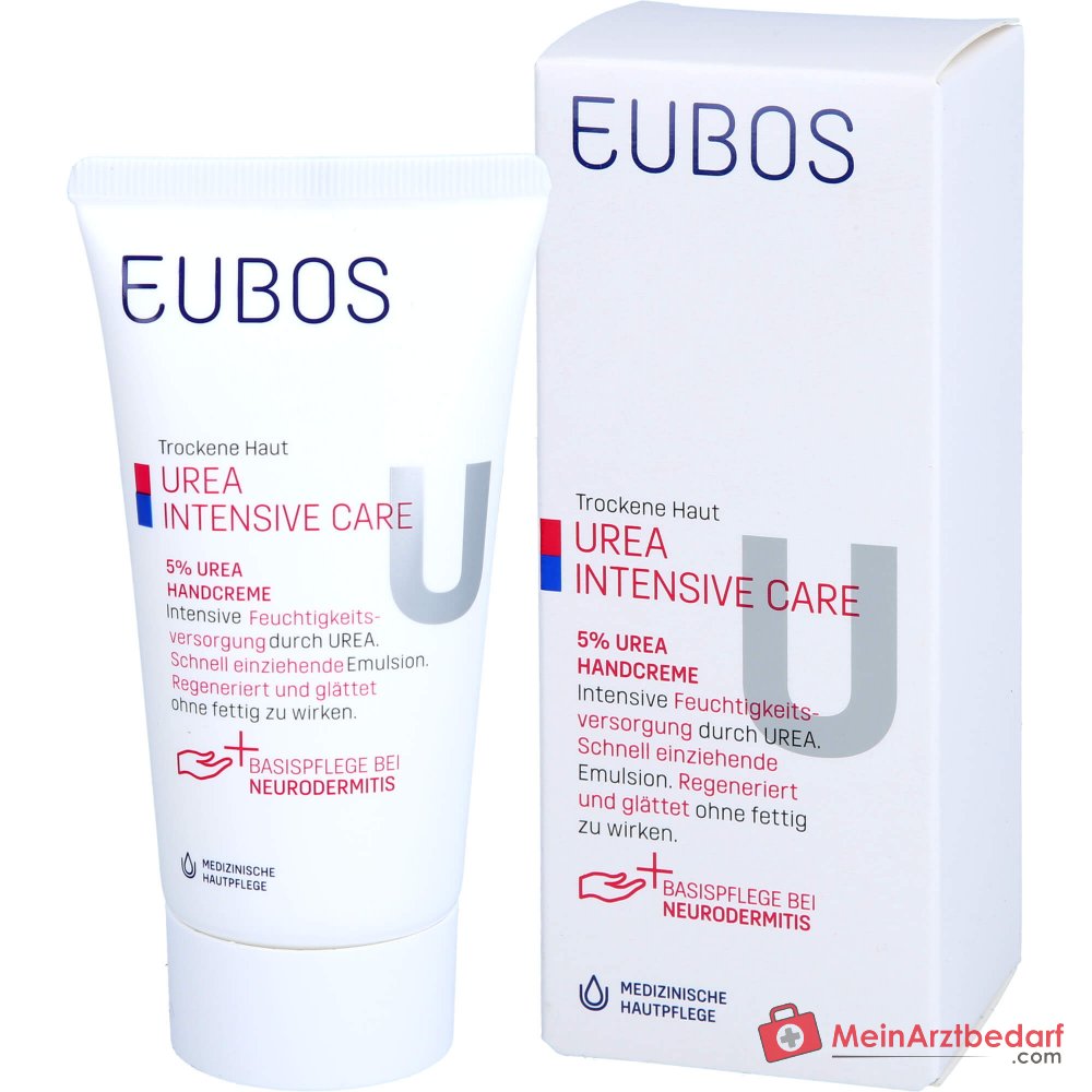 Eubos Piel Seca Urea 5% Crema de Manos, 75 ml