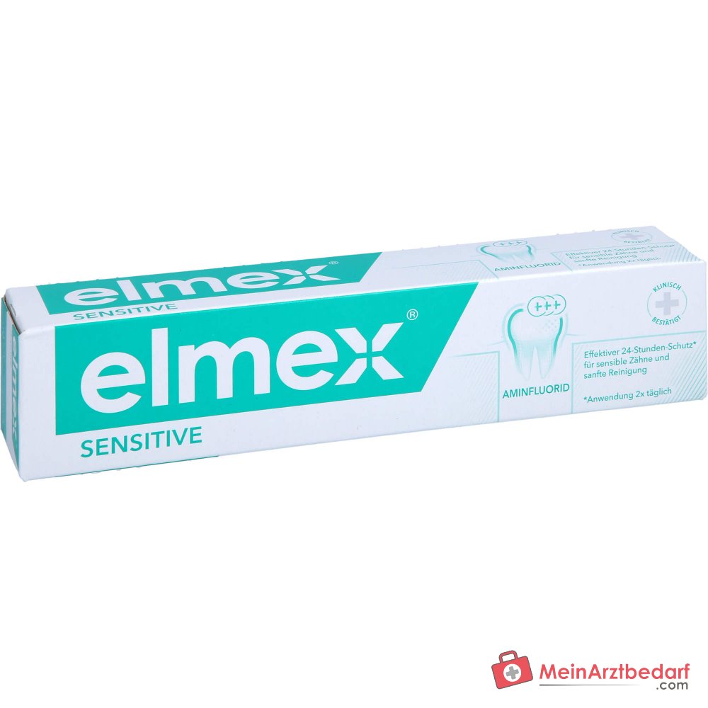 elmex Sensitive Aminfluorid Zahnpasta, 75 ml.