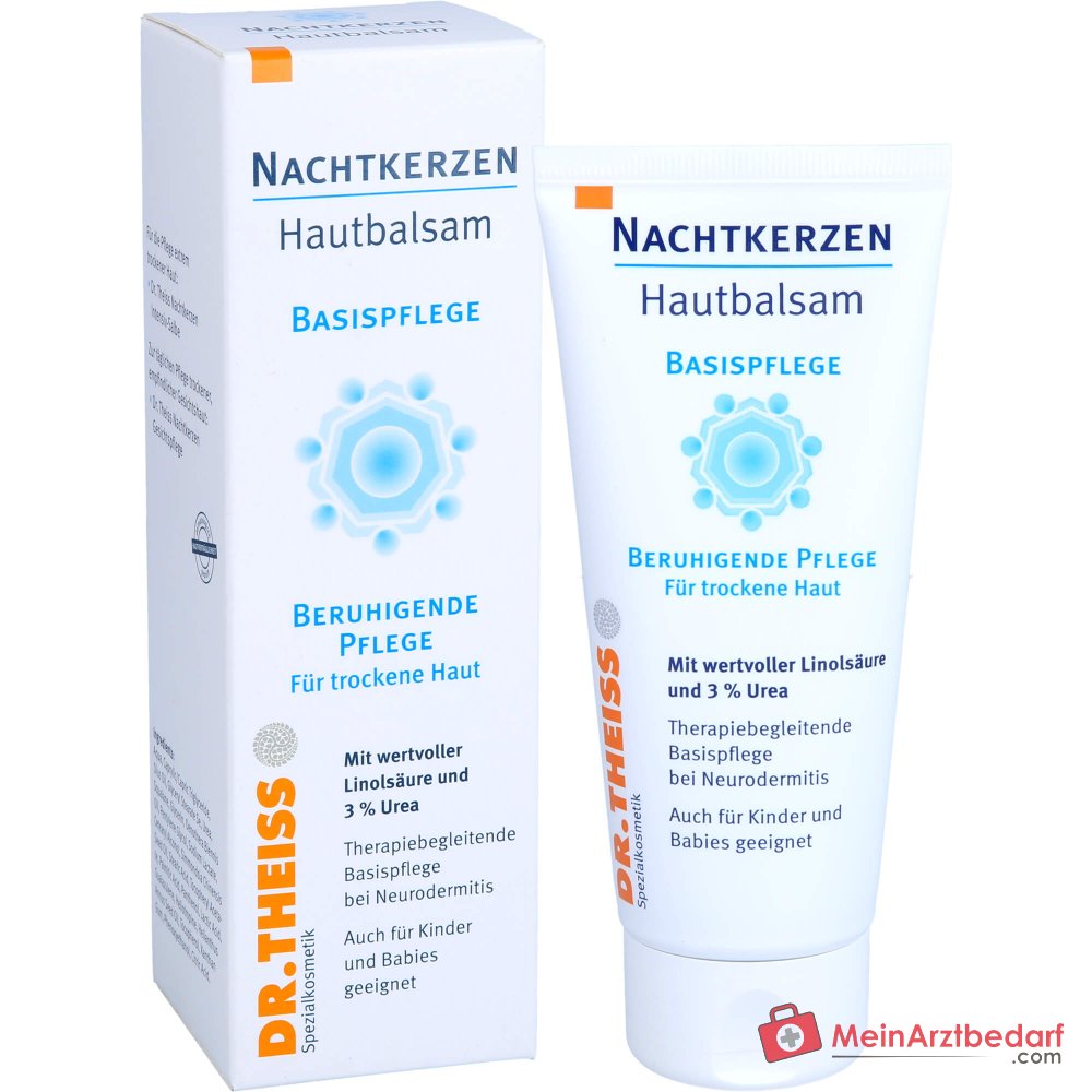 Dr. Theiss Nachtkerzen Hautbalsam Nachtkerzenöl / Urea / Squalan / Jojobaöl / Guaiazulen Creme, 100 ml.