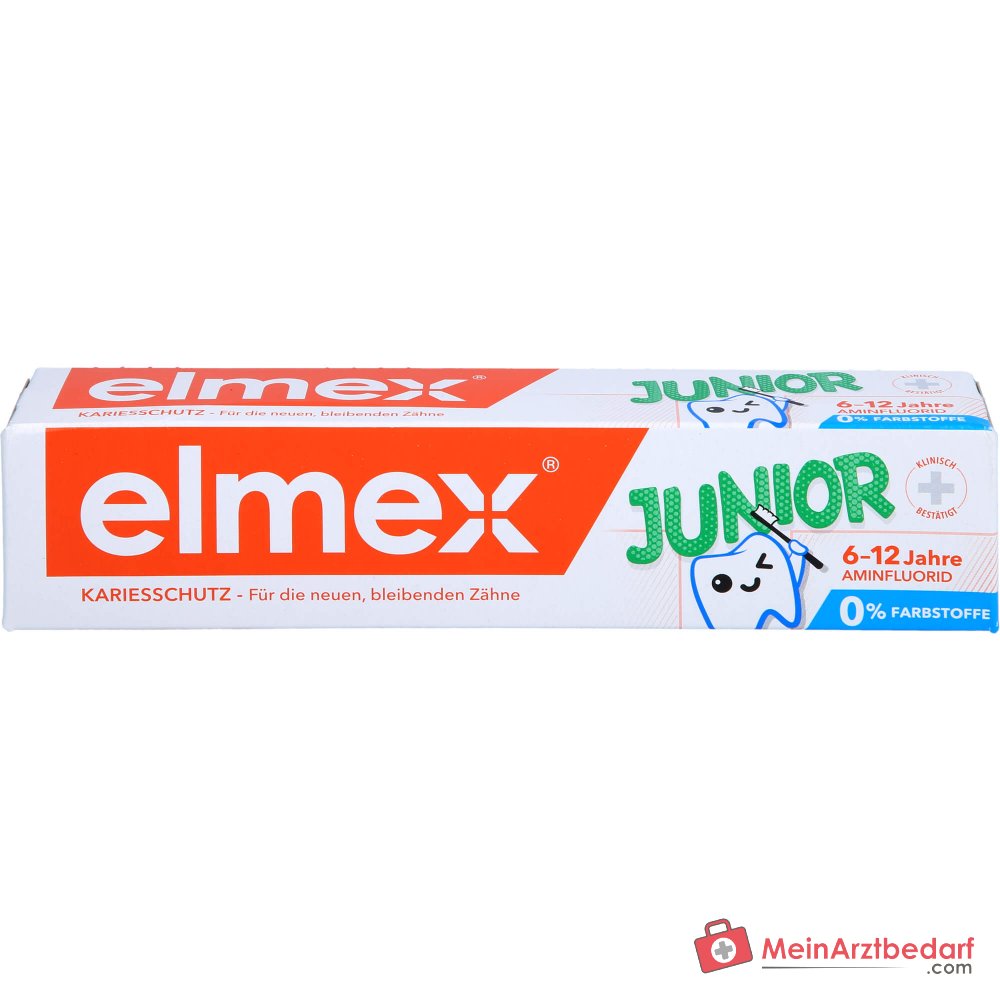 elmex Junior Aminfluorid Zahnpasta, 75 ml.