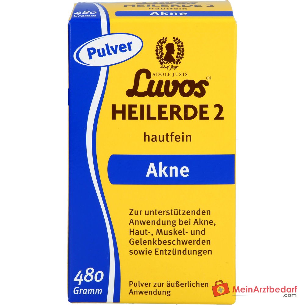 Luvos Heilerde 2 hautfein Pulver zur äußerlichen Anwendung, 480 g.