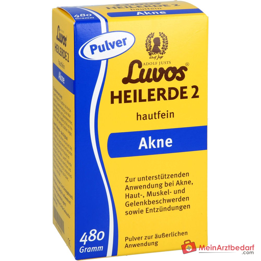 Luvos Heilerde 2 hautfein Pulver zur äußerlichen Anwendung, 480 g.