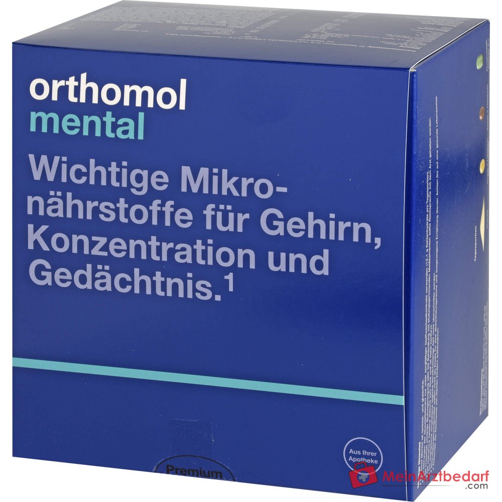Orthomol Mental Granulat und Kapseln, 30 Tagesportionen.