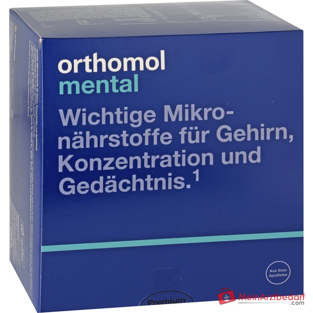 Orthomol Mental Granulat und Kapseln, 30 Tagesportionen.