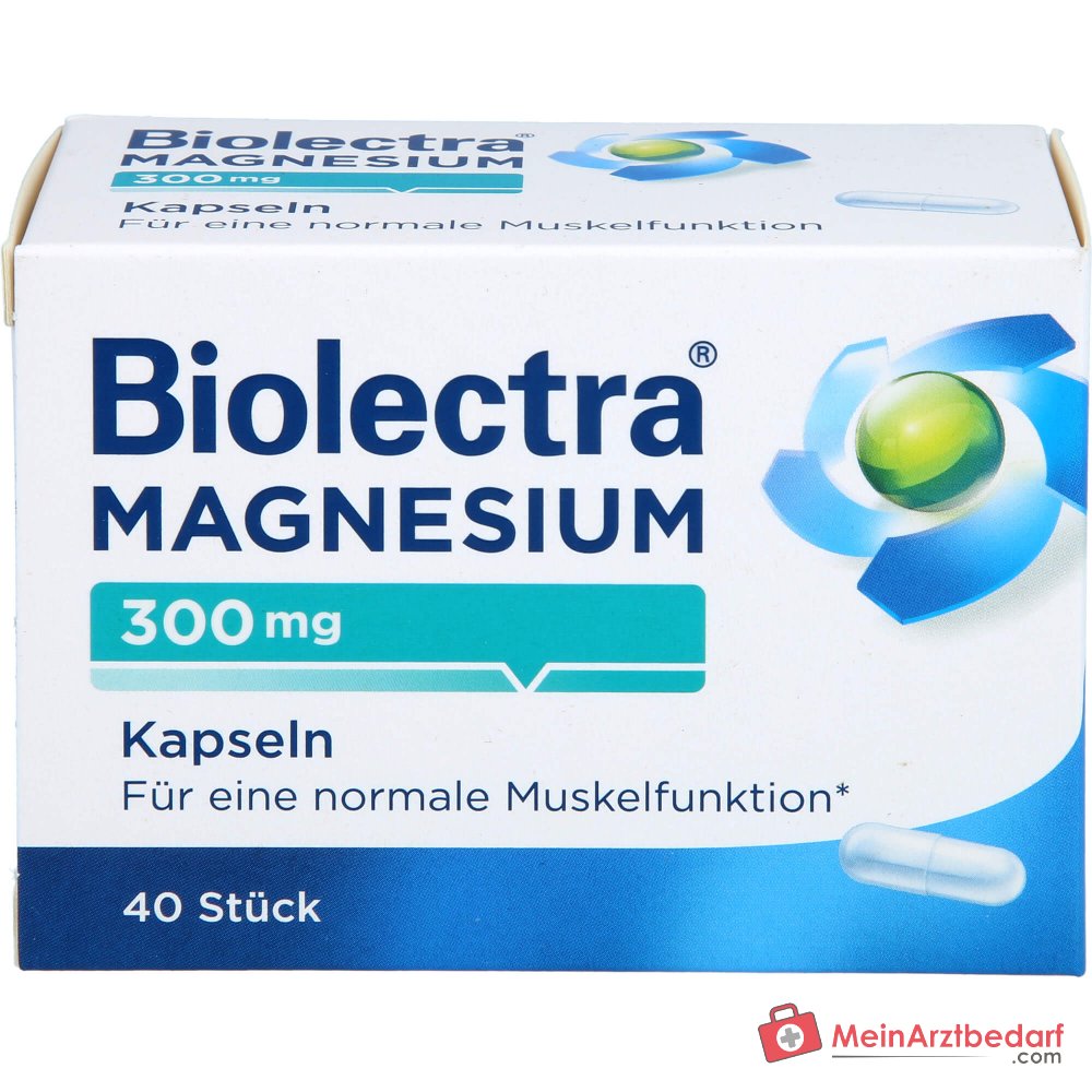 Biolectra Magnesium Magnesiumoxid Kapseln, 40 St..