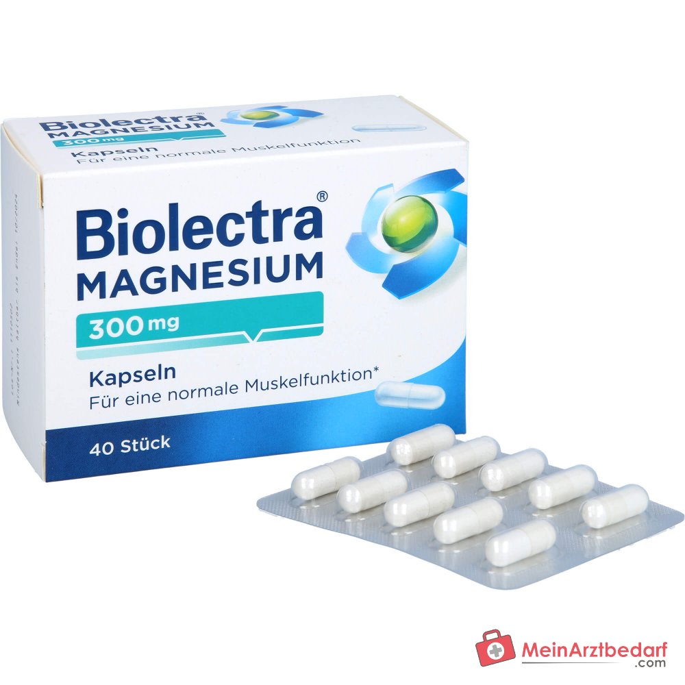 Biolectra Magnesium Magnesiumoxid Kapseln, 40 St..