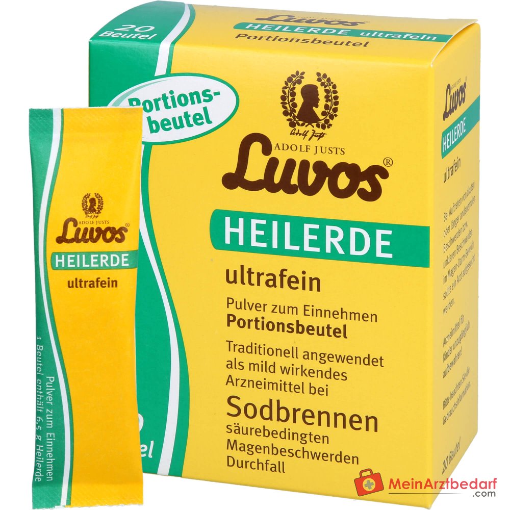 Luvos Heilerde ultrafein Portionsbeutel, 20 x 6,5 g.