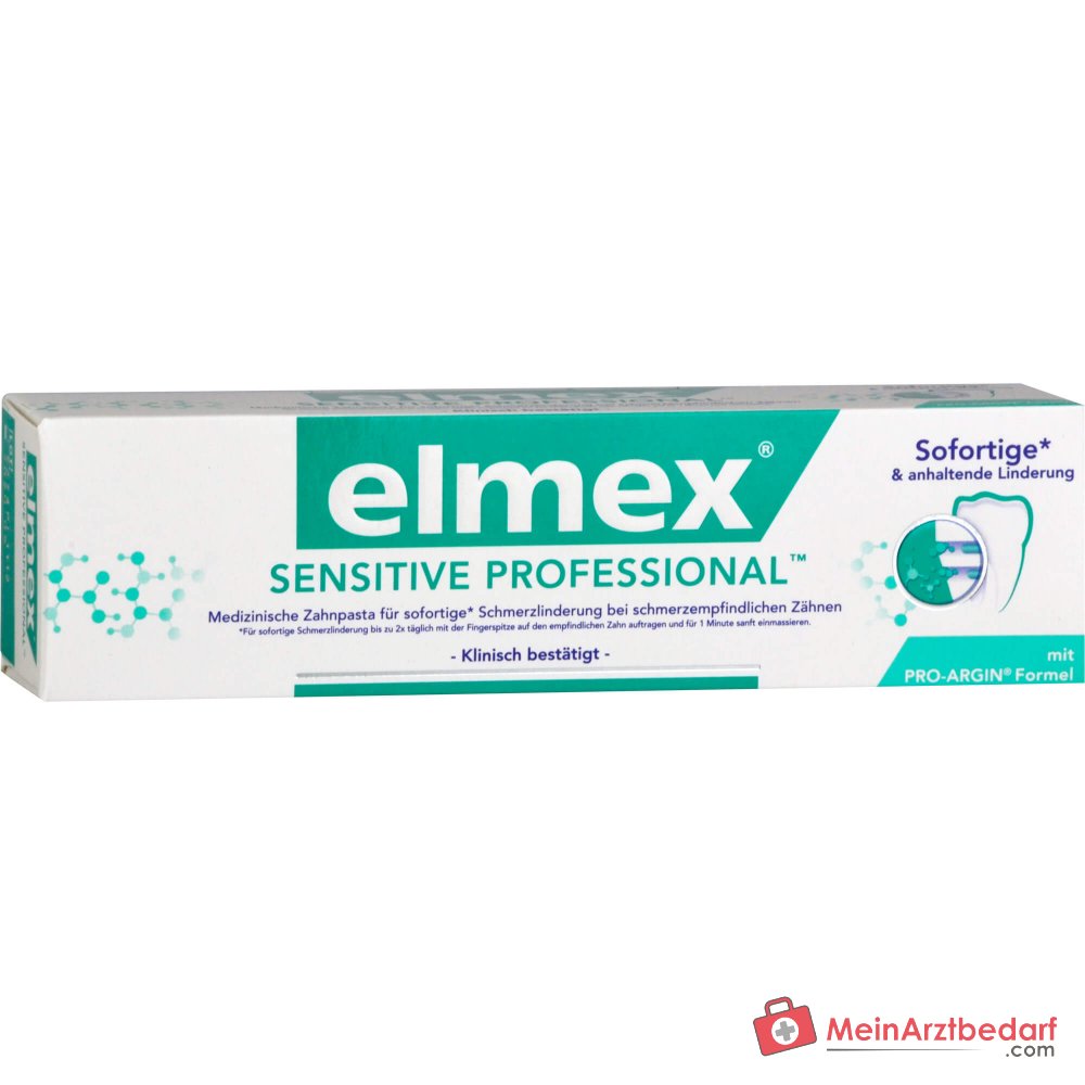 elmex Sensitive Professional Arginin / Calciumcarbonat Zahnpasta, 75 ml.
