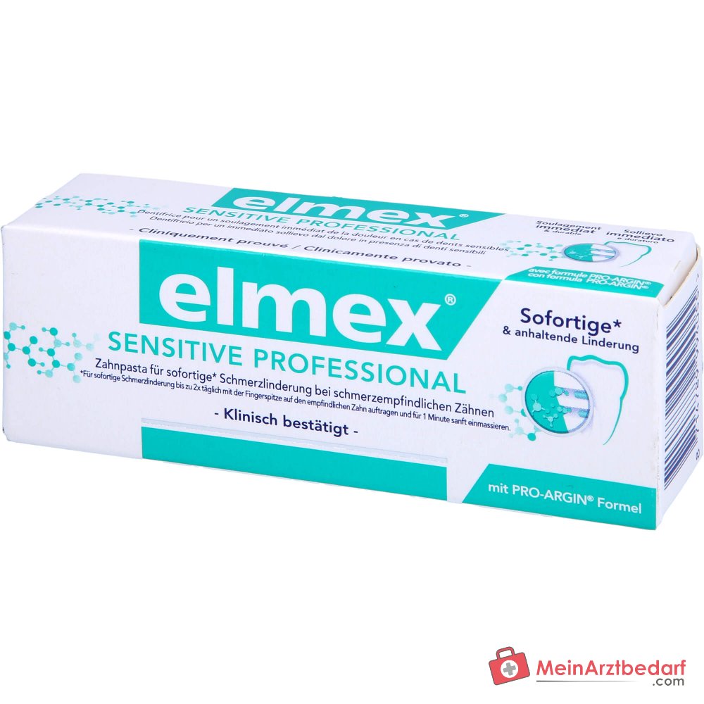 elmex Sensitive Professional Arginin Zahnpasta, 20 ml.